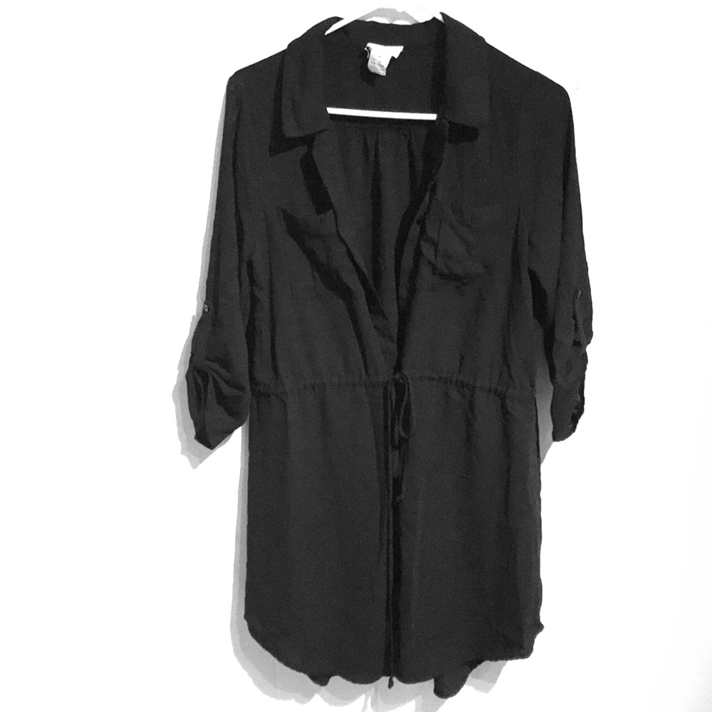All black blouse
